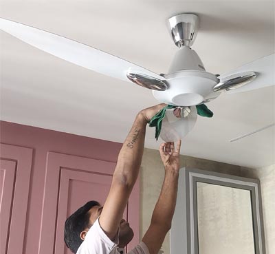 Ceiling Fan Cleaning
